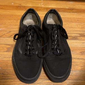 Vans Black Low-tops